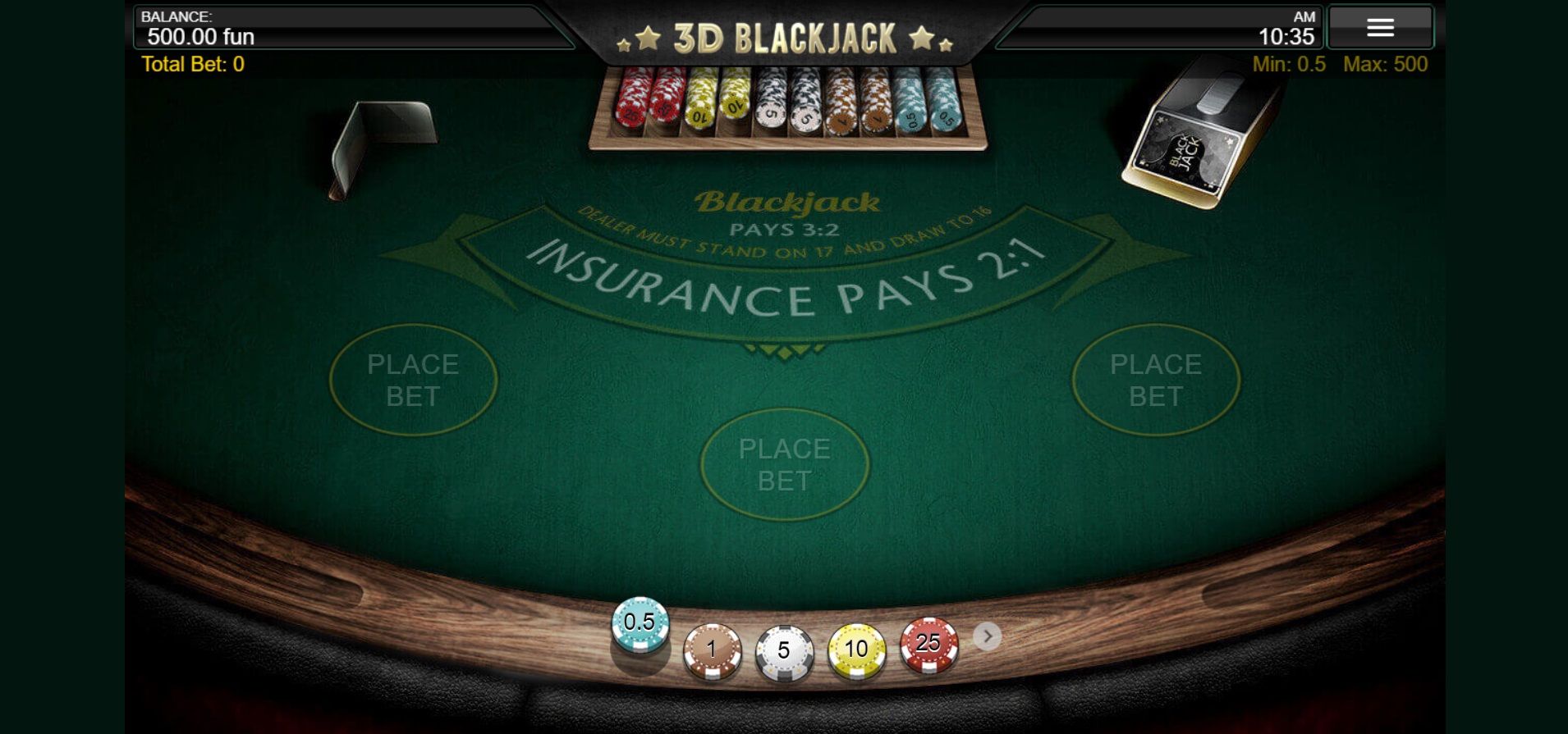 Blackjack 3D